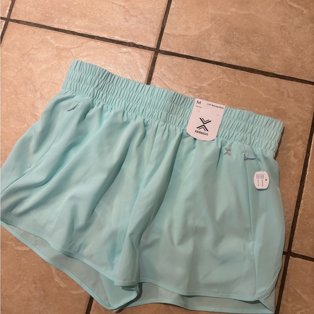 5/$25 Xersion Women's Aqua Shorts